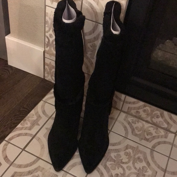 Sam Edelman Ilsa black suede boots size 9-new - Picture 8 of 9